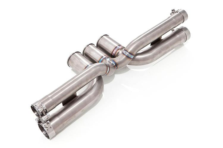 Tubi Style - Porsche GT3/GT3RS Three-Pipe Center Muffler Delete (Titanium)