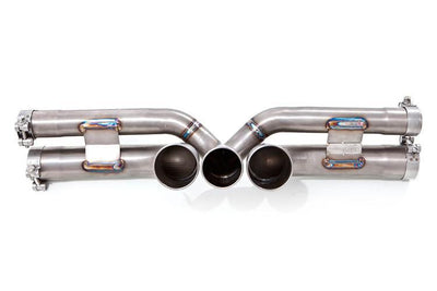 Tubi Style - Porsche GT3/GT3RS Three-Pipe Center Muffler Delete (Titanium)