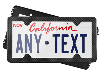 Carbon Fiber License Plate Frame