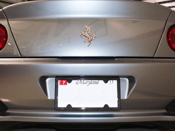 Carbon Fiber License Plate Frame